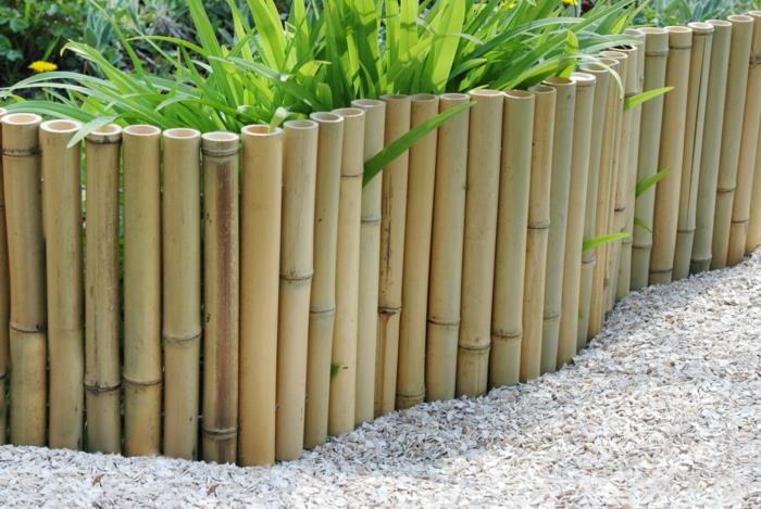 kraštovaizdžio sodo krašto bambuko gyvatvorė, žvyras įvažiavimui, kraštovaizdžio sodo apdaila