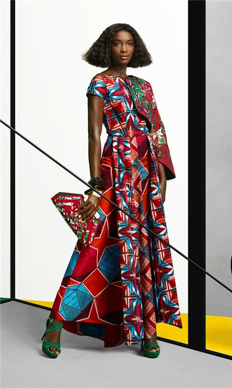 Afriško dolgo krilo, dolga obleka, afriška obleka, model z naramnicami, obleka za afriške ženske, model obleke z dolgimi rokavi in ​​kratkimi rokavi