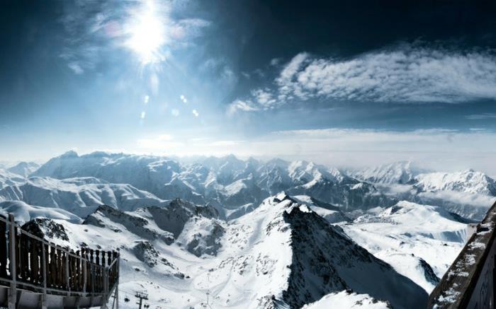 višina-sneg-sneg-pogoji-alpe-lepota-fotografija