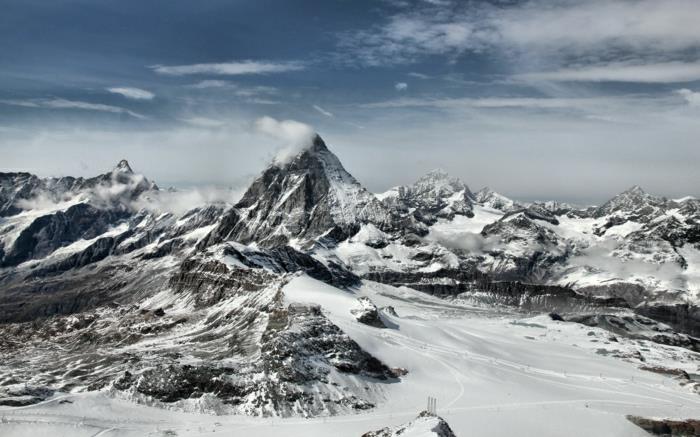 kar-yüksekliği-kar-koşulları-alpler-fotoğraf-itaatkâr-kar-beyaz