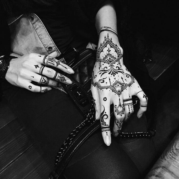model roke iz kane, body art za ženske, začasne in simbolične tetovaže na ženskih rokah