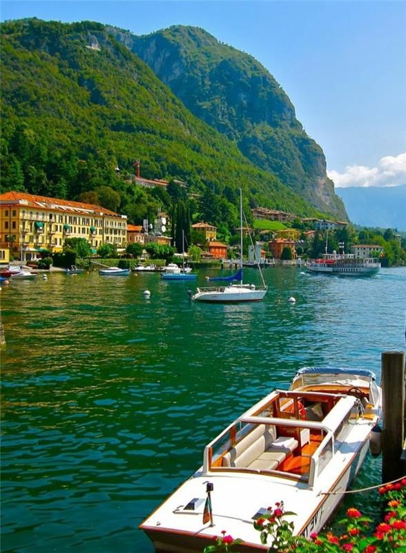 hotel-lac-de-come-italya-göl-incisi-bellagio-italya-ziyaret-göl-gel-tekne-yeşil-dağ-evleri