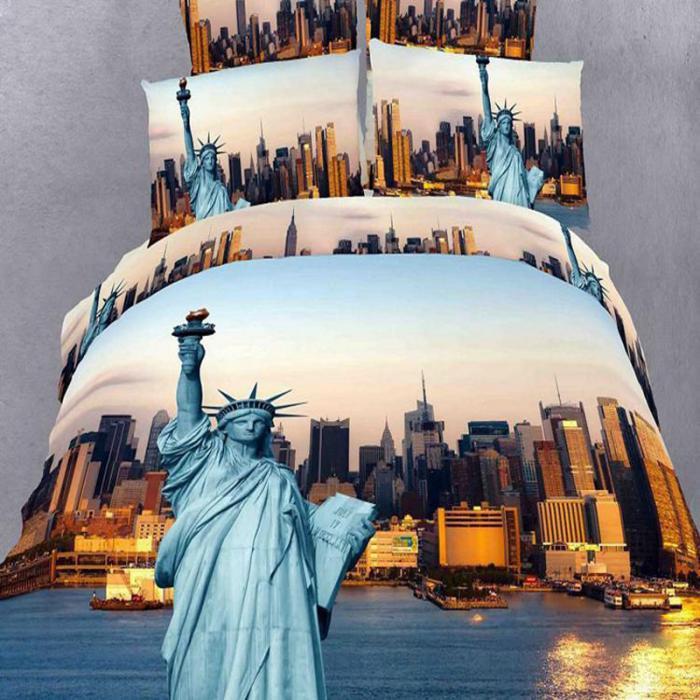 antklodė-užvalkalas-niujorkas-patalynė-laisvės statula