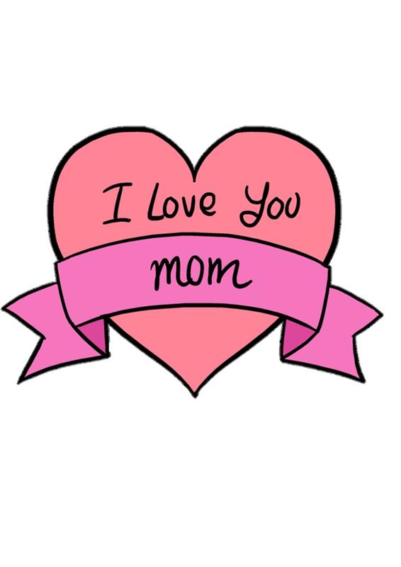 Širdis Aš myliu tave mamos mamos dienos užsiėmimas, mamos dienos piešinys, kurį padovanosiu mamai