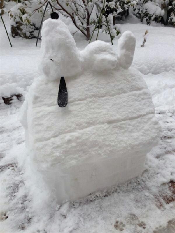 idėja-kaip pasidaryti sniego senį-pelėdą