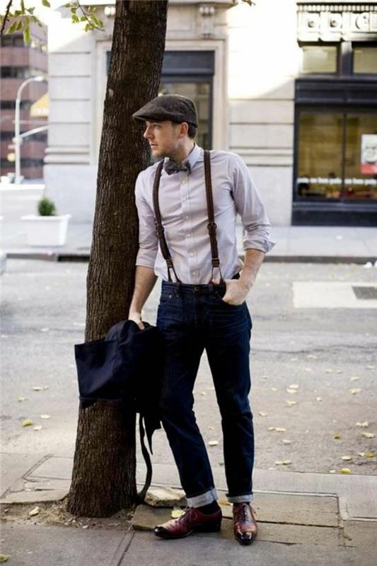 ideja-kako-nositi-drevo-človek-naramnice-hlače