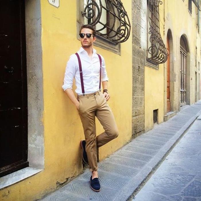 ideja-kako-nositi-rumene-stenske-moške-spodnje hlače