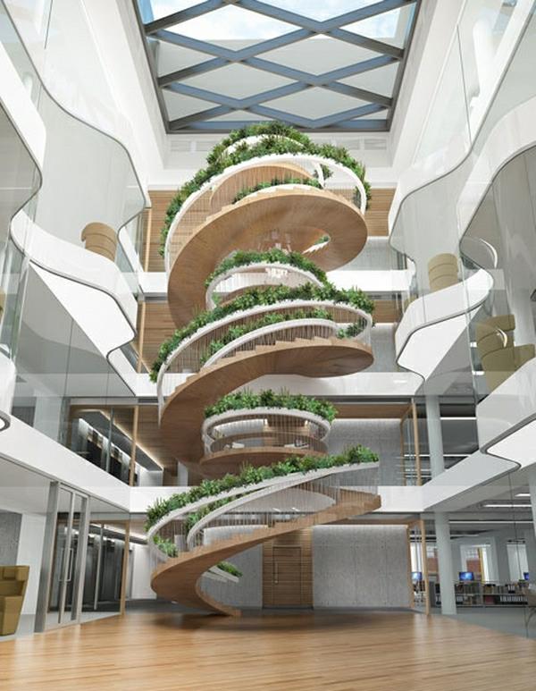 idėja-spiraliniai laiptai-unikalus-modernus dizainas