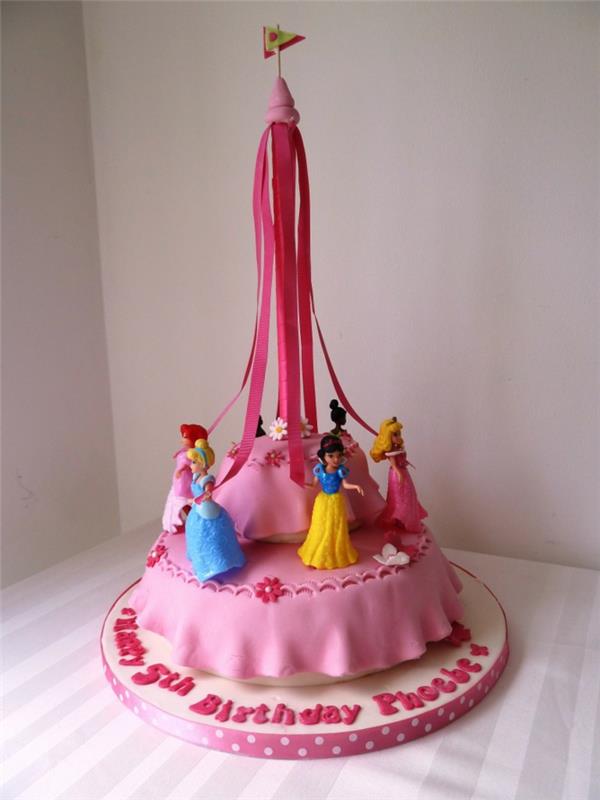 „Disney“ princesės gimtadienio tortas