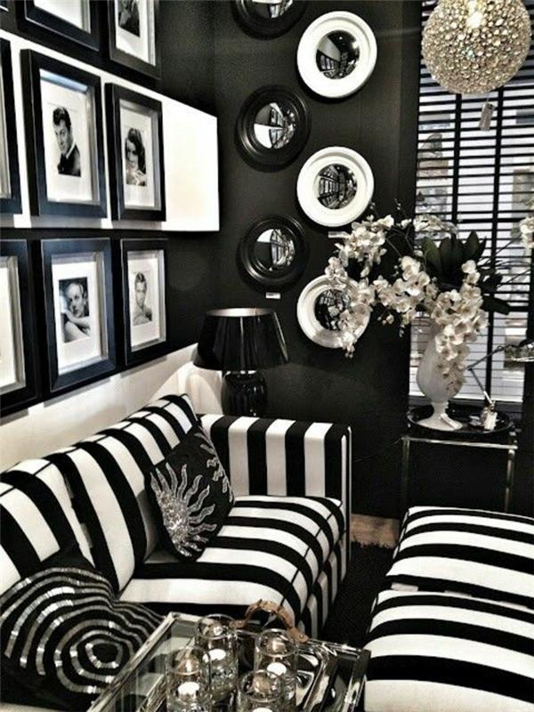 güzel-renk-boya-oturma odası-siyah-siyah-yeni-siyah-beyaz-düğün-yaratmak için-nefis-dekor-duvar-ilginç-ilginç-aşk- -sinema-önceki yüzyıldan-dekor-vinta