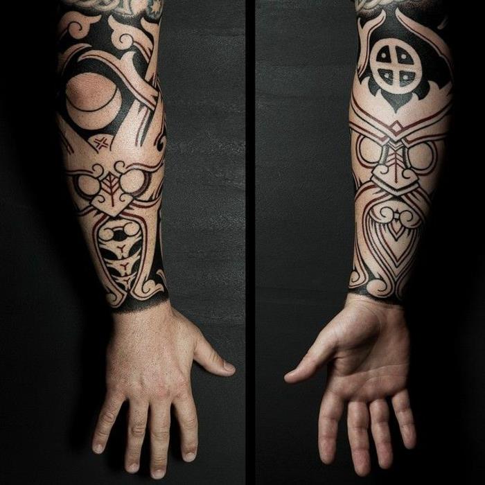 Galų tatuiruotės idėja vyrams ir moterims