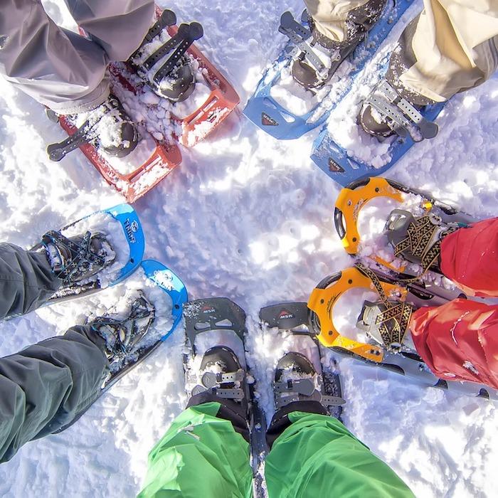 idėja žiemos sporto veiklai sningauti sniego takais pradedantiesiems