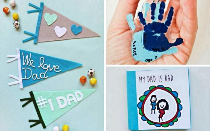 Minikler tarafından yapılan kişiye özel babalar günü hediyesi için üç fikir, bebek babalar günü hediyesi