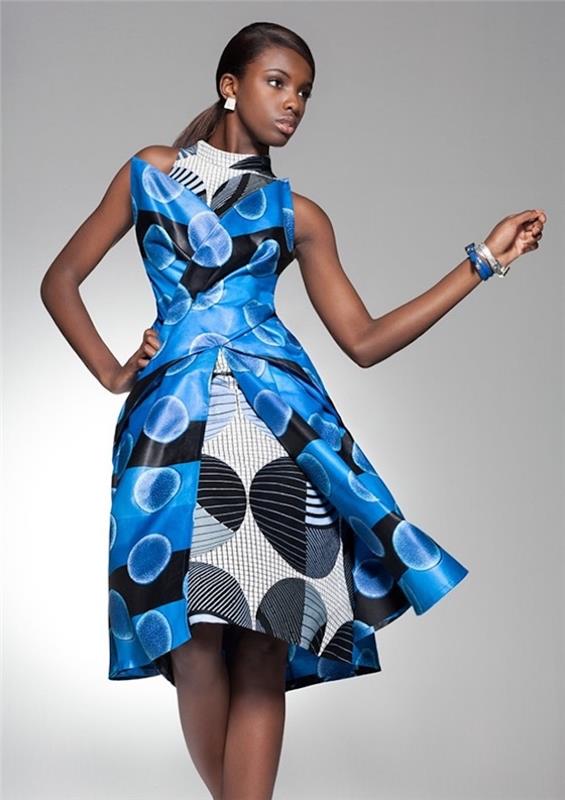 Afrika şık elbise modeli güzel ultra modern şık Afrika etnik elbisesi