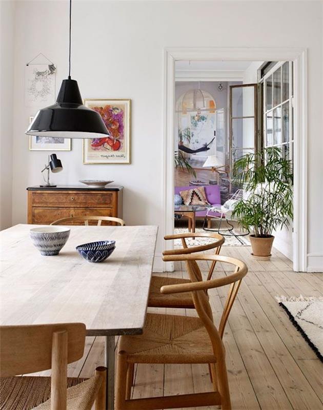Renk fikri modern oturma odası deco oturma odası yemek odası oturma odasına açık güzel masif ahşap masa