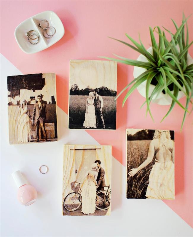 personalizuotos medinės juodai baltų sutuoktinių nuotraukų kaladėlės, sentimentali pasidaryk pats dovana, suaugusiųjų fizinė veikla