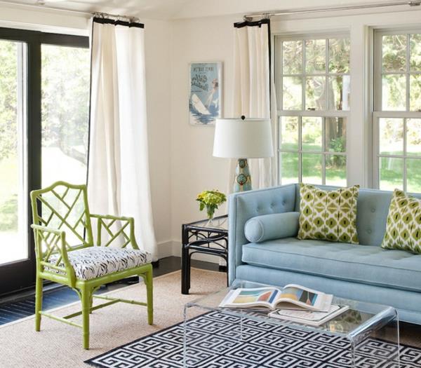 fikir-deco-oturma odası-sandalye-yeşil