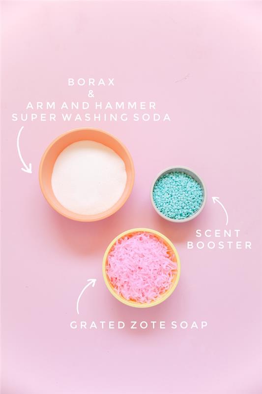 boraks ve rendelenmiş sabunla çamaşırlarınızı kendiniz yıkamak için malzeme fikri ve aroma tarifi DIY sabun