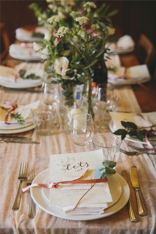 Pinterest nosilec poročnega menija ideje za dekoracijo poročne mize, kako nastaviti ideje za dekoracijo poročne mize.