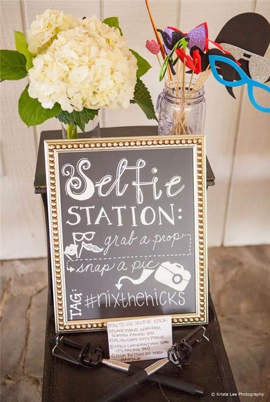 Photobooth selfie postaja, zabavna skupinska igra, poročne igre, lep poročni sprejem