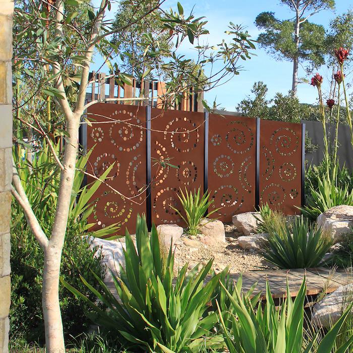 metal panellerde delinmiş delik fikirleri deco jardin toparlanma basit