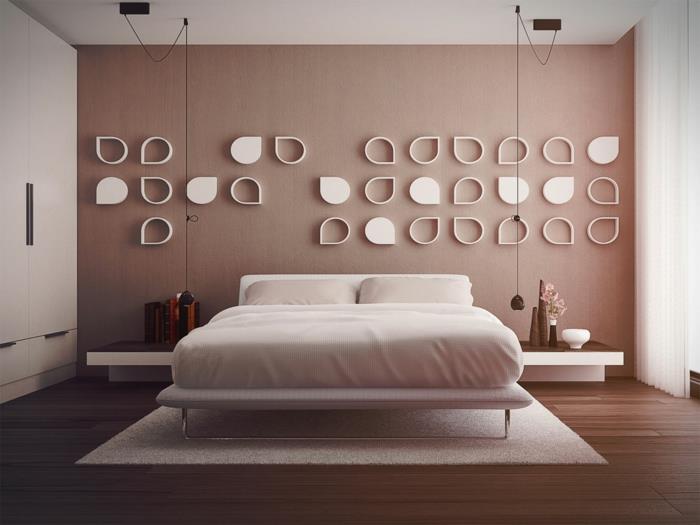 yetişkin-yatak odası-dekor-fikirleri-bej-çift kişilik yatak