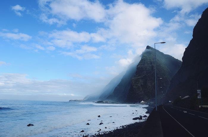 Madeiros salos kraštovaizdis, kraštovaizdžio vaizdai, gražiausios nuotraukos pasaulyje, Atlanto vandenynas ir nuostabios uolos