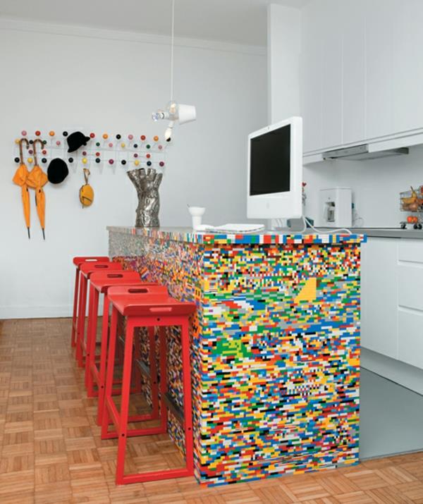 ada-mutfak-modern-kırmızı-deko-sanatsal