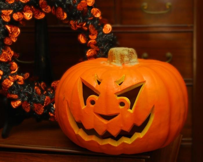 Jack-o-lantern za noč čarovnic