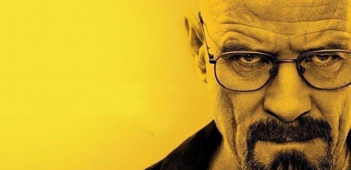 Bryano Cranstono kaip Walterio White'o įvaizdis „Breaking Bad Greenbrier“ serijoje ir naujame filme