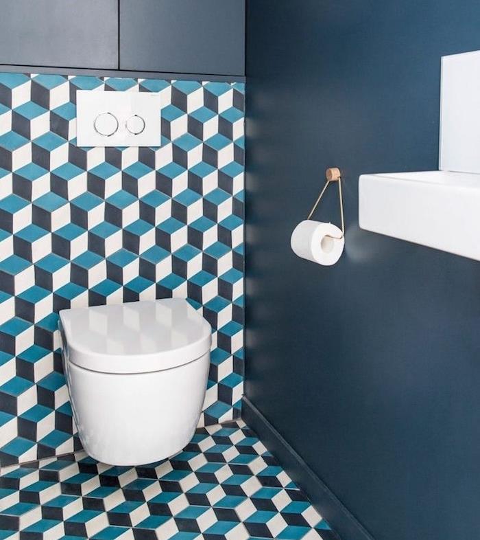 deco design WC stranišče kubično 3d trezno stranišče original