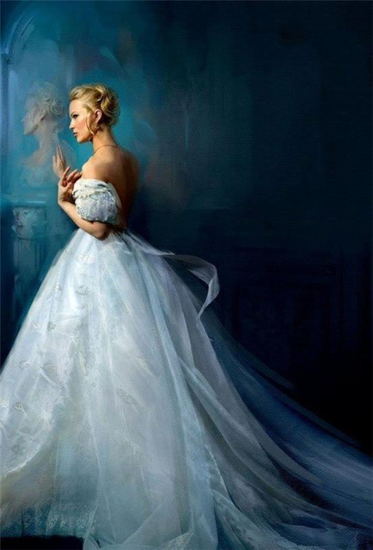 bir prensesin evlenmek için giyeceği ilham verici elbisesi külkedisi