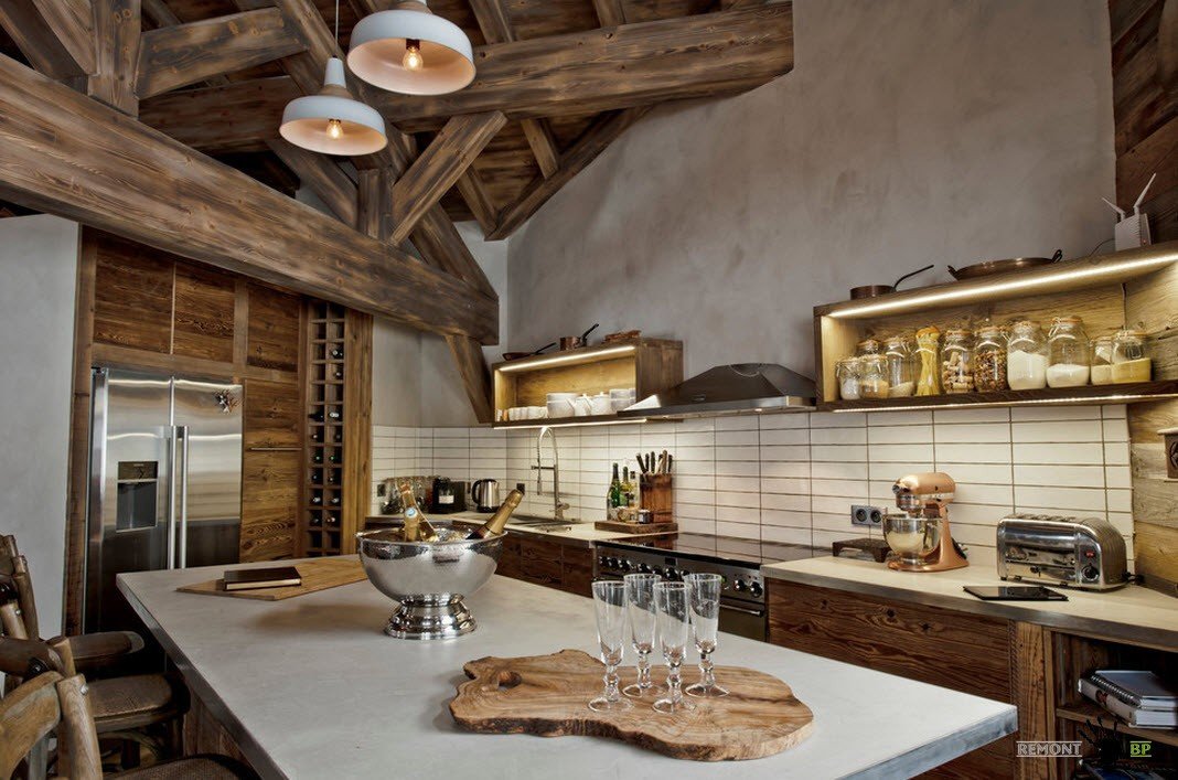 Cocina estilo chalet