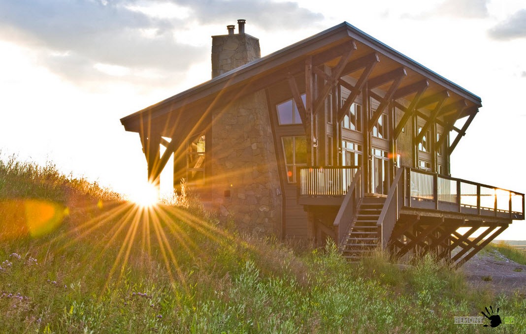 Propiedad de una casa estilo chalet