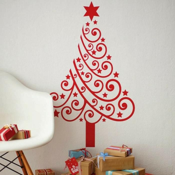 DIY-Noel-dekorasyon-DIY-fikirler-rahat-Noel ağacı