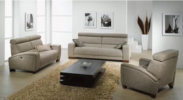 dramblio kaulo-smėlio spalvos sofa