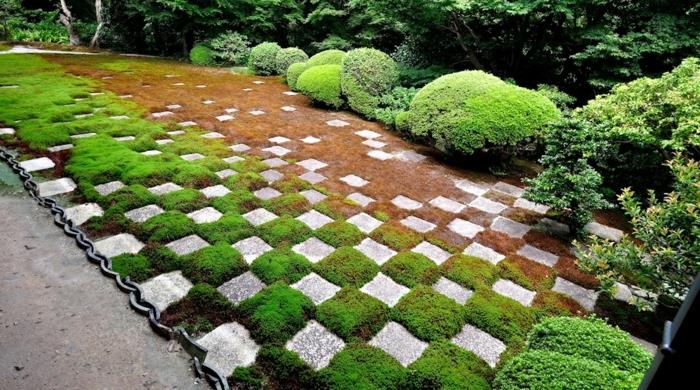 Japonsko-zen-orientalski-vrt-ustvarjalni-ideja-šah