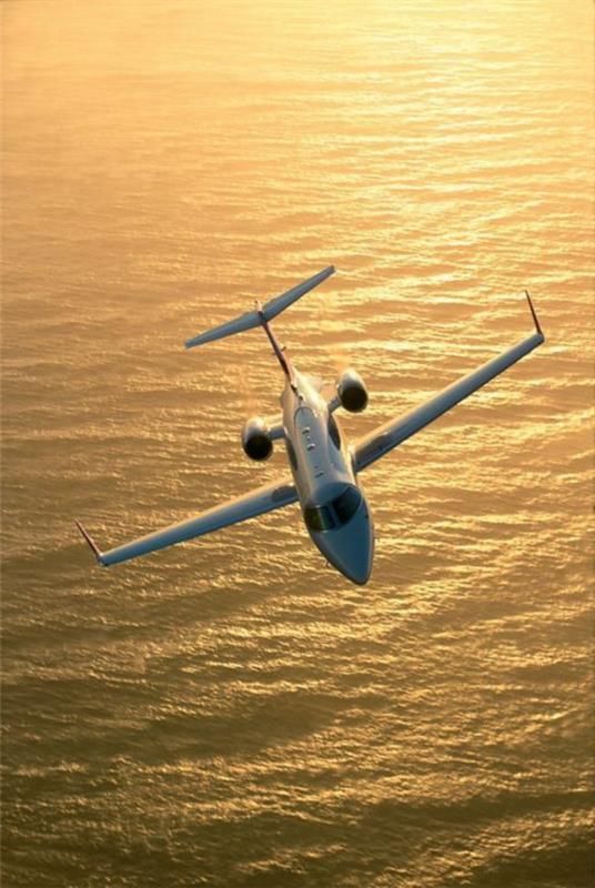 zasebno-jet-ocean-flight-plane-čudovit razgled