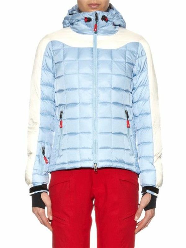 oldukça ucuz-kadın-kayak-anorak-mavi-beyaz-modern-kızlar-kırmızı-pantolon
