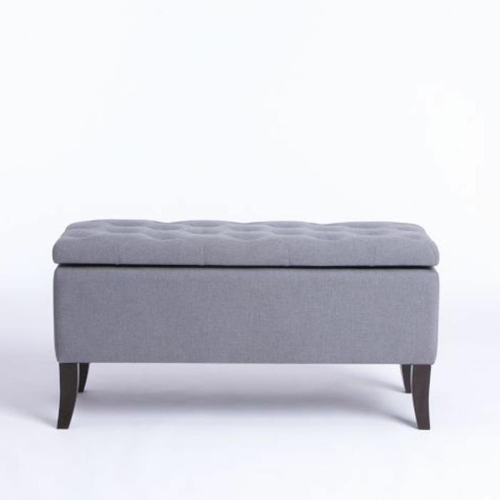 graži sofa-lovos galas-lovos galas-ikea-pilka-priešais-lovos-graži lova-miegamajame