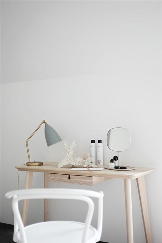 şık ve özgün tasarımlı masa lambasıyla güzel güzellik köşesi