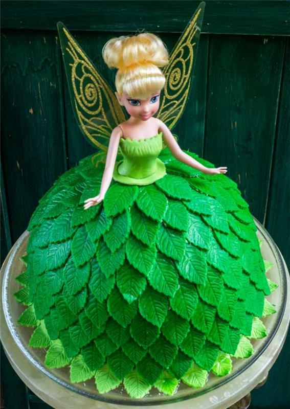 Princesė pyragas disney tortas princesė gimtadienio tortas pilis fortas lengva tinker varpas idėja lėlės tortas