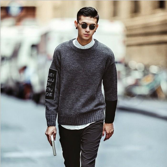gražus megztinis vyrams-pigus-kaip dėvėti gatvės stilių