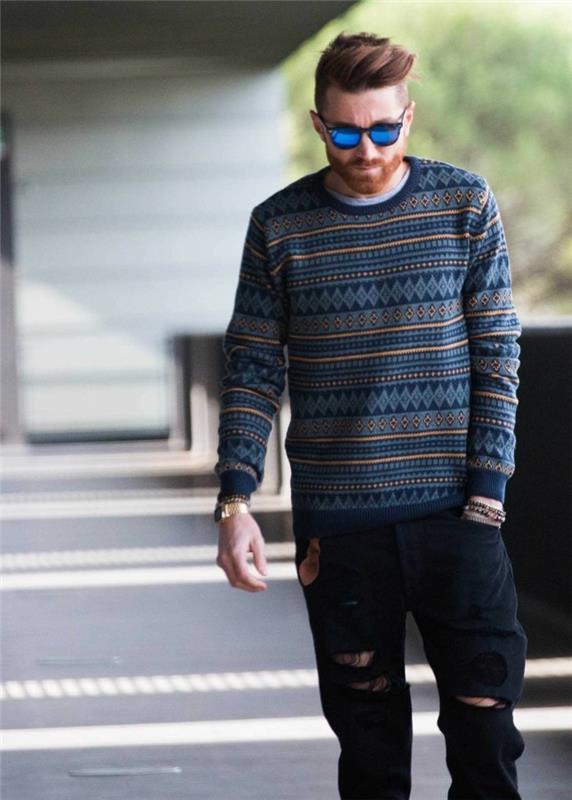 gražus megztinis vyrams-nebrangus-kaip dėvėti-idėja