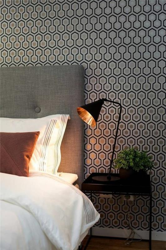 gražus-miegamasis-sienų danga-castorama-klasikinio dizaino tapetai