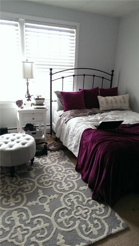 erik rengi yatak odası bir yatak odası halısı için ne renk boyamalı güzel çizim