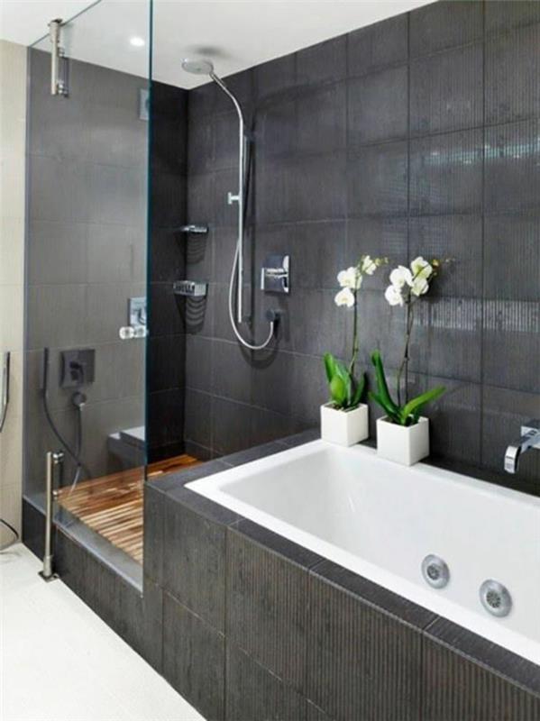 gri duvarlı güzel-banyo-nasıl-banyo-rengi-seçilir