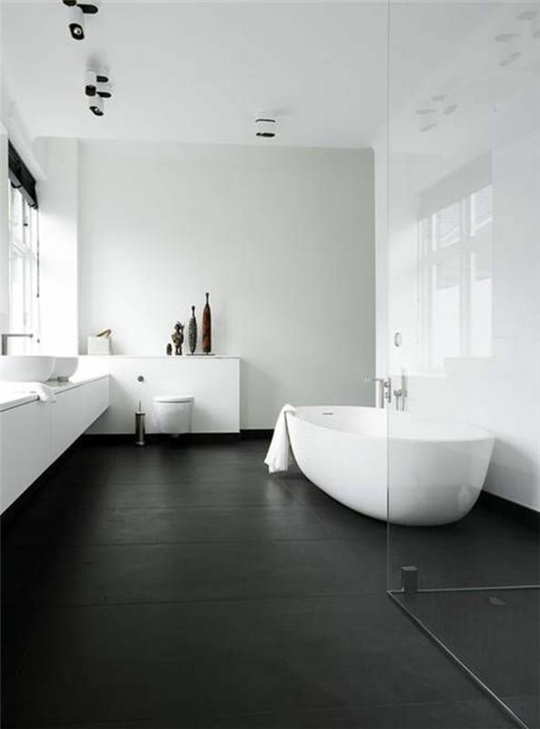 lepa-kopalnica-črna-tla-bele-stene-modeli-kopalnice-model-italijanska-kopalnica