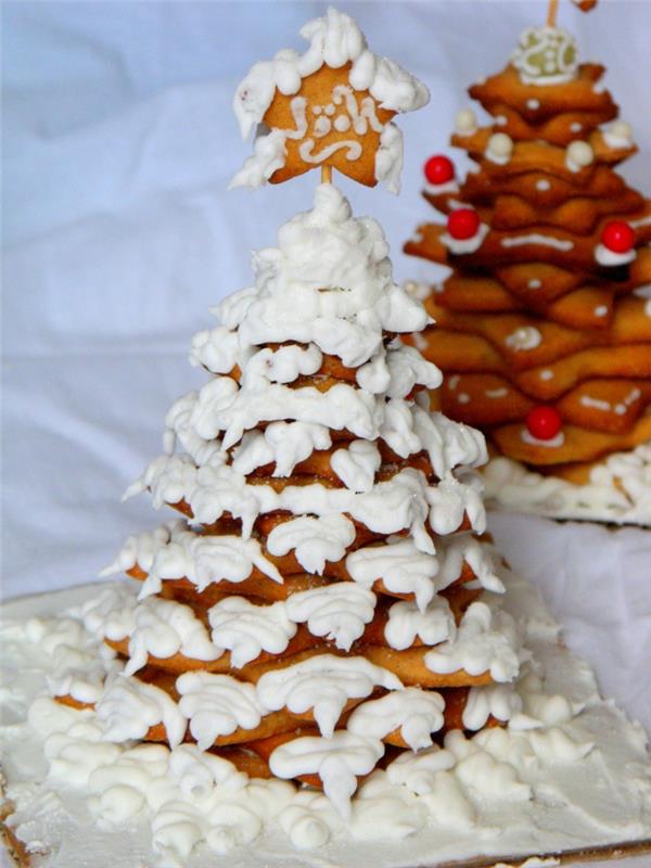 gražus Kalėdų sausainių variantas-originalus dekoravimas ant Kalėdų stalo