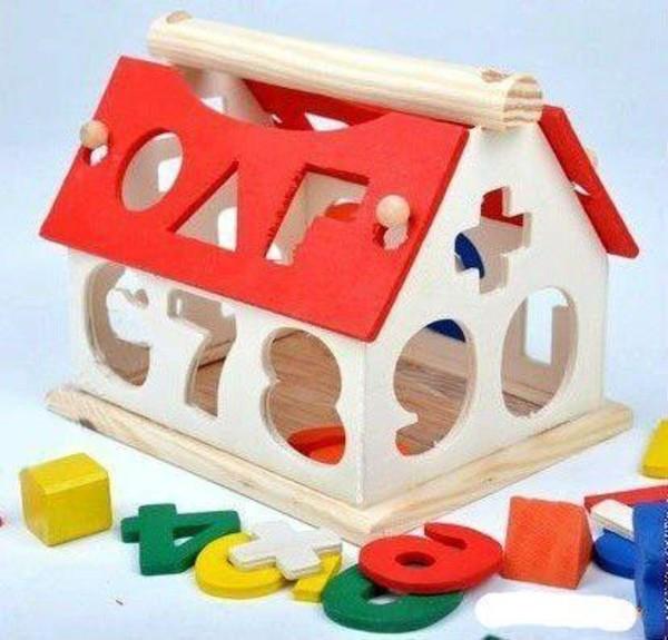 oyuncak-ahşap-ev-şekiller-bulmaca